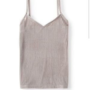 Aeropostale Velvet Ribbed Tank